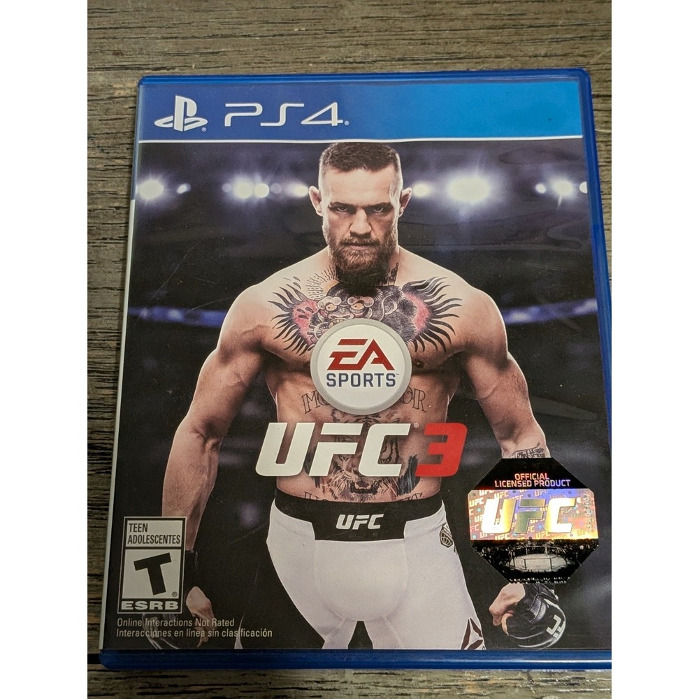 EA Sports UFC 3 (Sony PlayStation 4, 2015) Complete and Tested